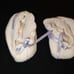 American Girl Doll Bitty Baby Ribbon Trim Knit Outfit Sweater Overalls Ivory Set
