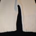 American Girl Doll Bitty Baby Ribbon Trim Knit Outfit Sweater Overalls Ivory Set