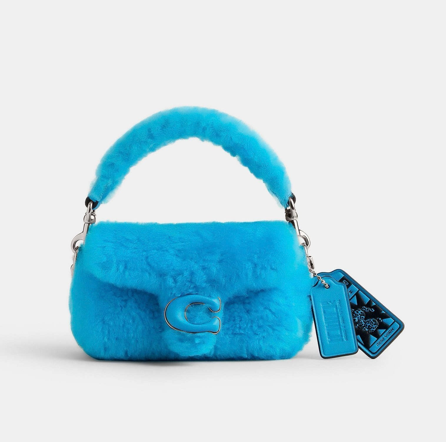 Coach The Lil Nas X Drop Tabby Bag 12 In Shearling