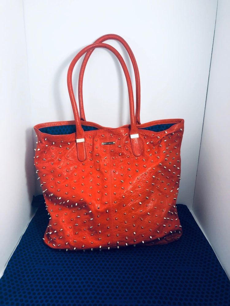 rebecca minkoff orange studded