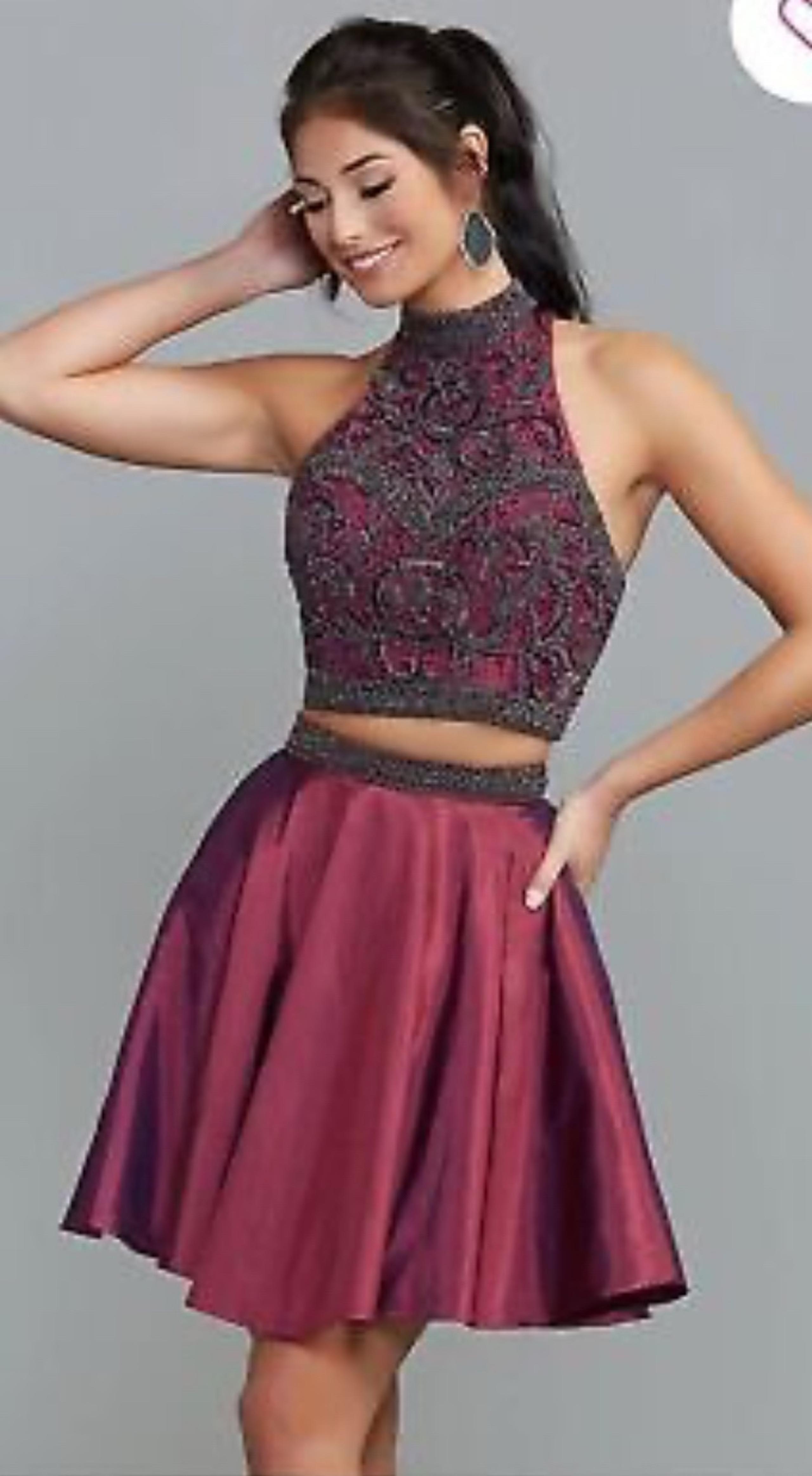 sherri hill mini 2pc dress