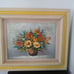 Original oil on canvas still life flower