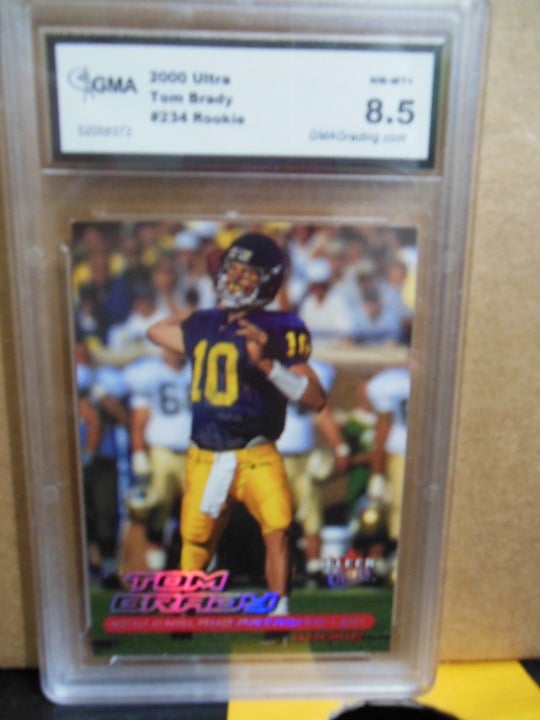 Tom Brady 2000 Ultra #234 Rookie Gr 8.5