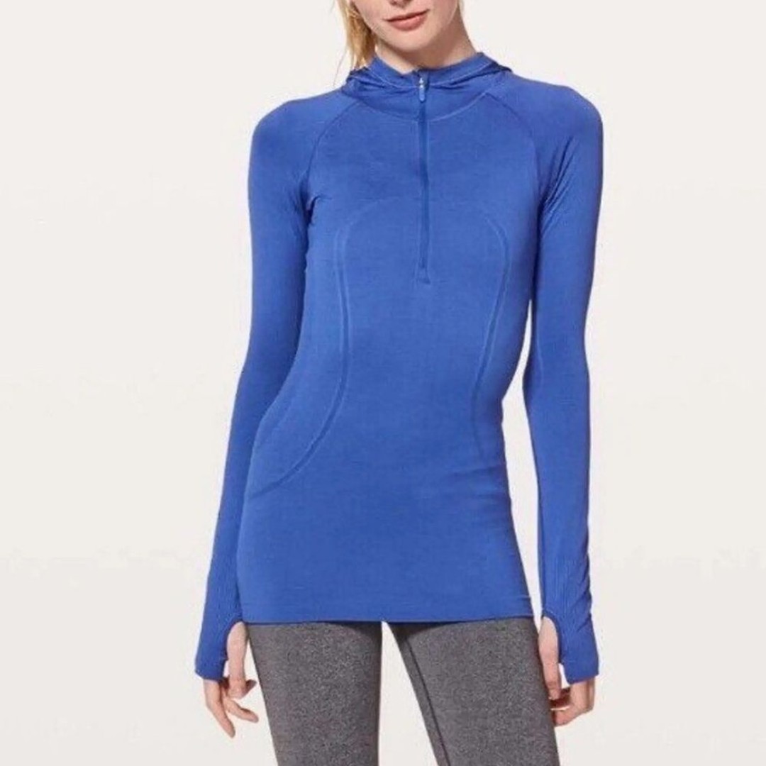 Lululemon Swifty Hooded Long Sleeve Quarter Zip