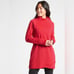 Athleta Women’s Cozy Karma Asymmetrical Sweatshirt Dress Red XL Tall