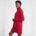 Athleta Women’s Cozy Karma Asymmetrical Sweatshirt Dress Red XL Tall