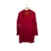 Athleta Women’s Cozy Karma Asymmetrical Sweatshirt Dress Red XL Tall