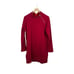 Athleta Women’s Cozy Karma Asymmetrical Sweatshirt Dress Red XL Tall