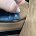 Polo Ralph Lauren Mens Carmel Brown V Neck Sweater Pima Cotton Size Medium