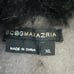 BCBGMAXAZRIA Y2K Gray Long Hooded Sweatshirt Full Zip Bedazzled Faux Fur XL