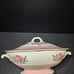 Pink Norway Rose 1950s Lidded Oval Vegetable Dish With Handles And Gilding