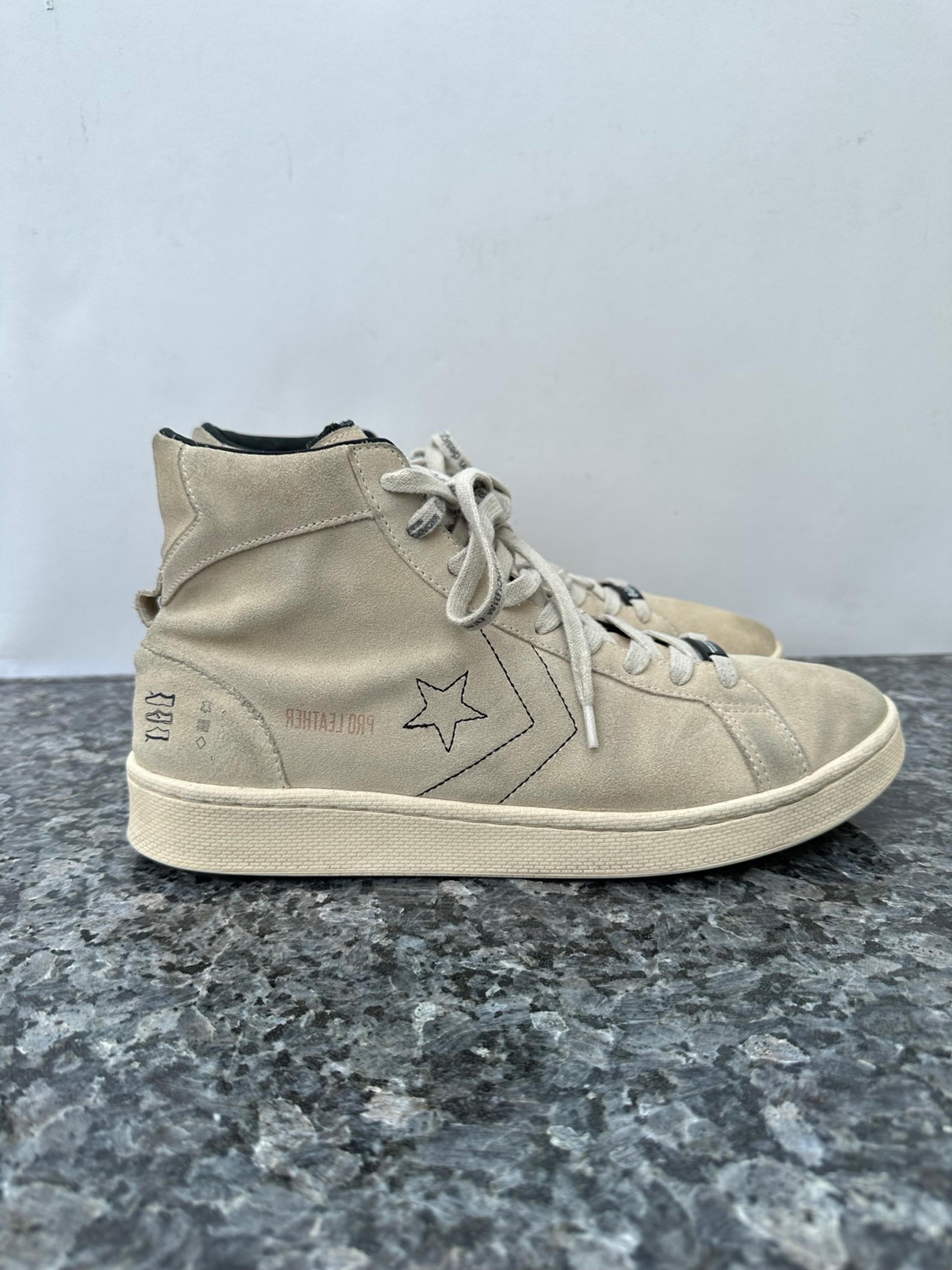 Converse x Midnight Studios Shane Gonzales Pro Leather Off-White Men's US 10.5.
