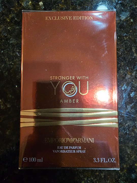 ARMANI Stronger With You Amber Exclusive Edition 3.4 oz / 100 mL EDP (NEW)