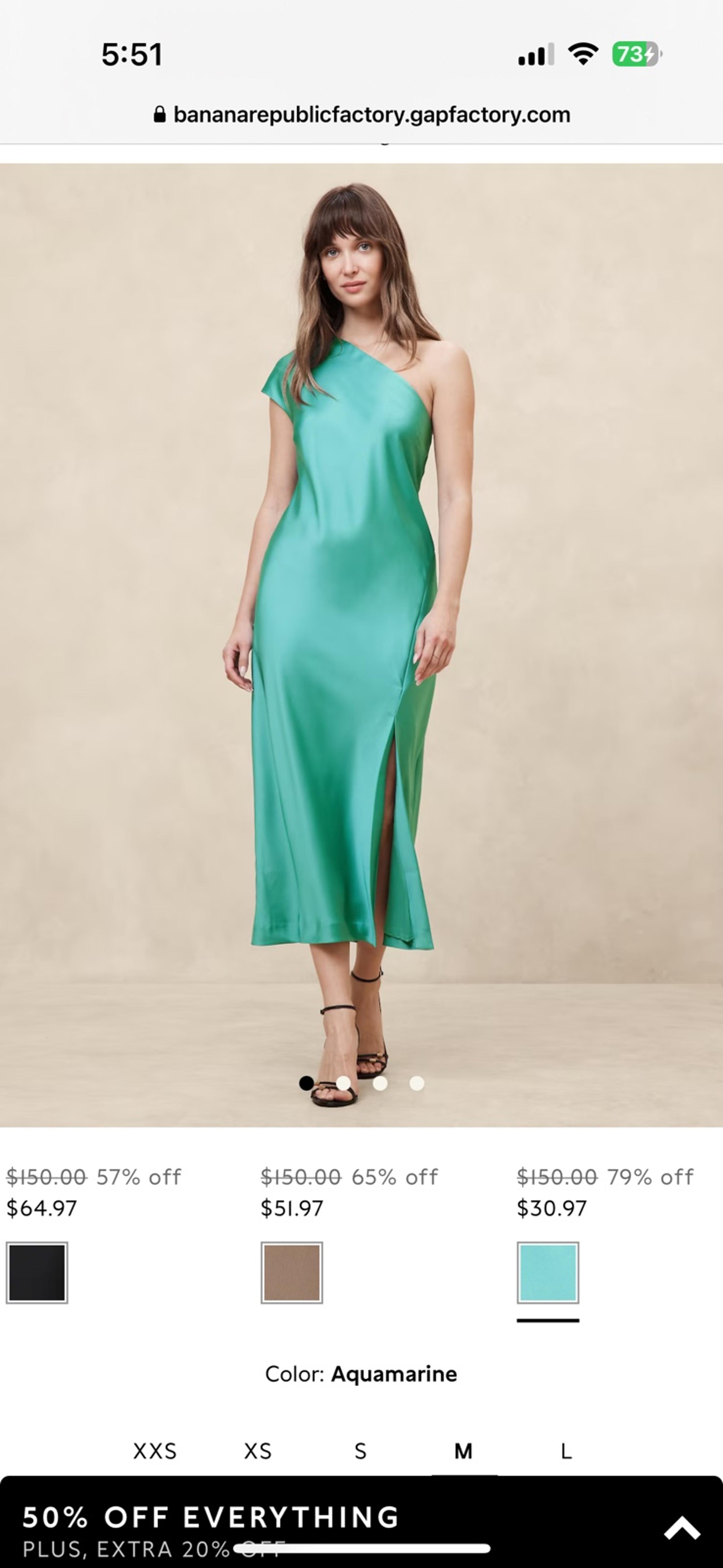 Satin midi dress