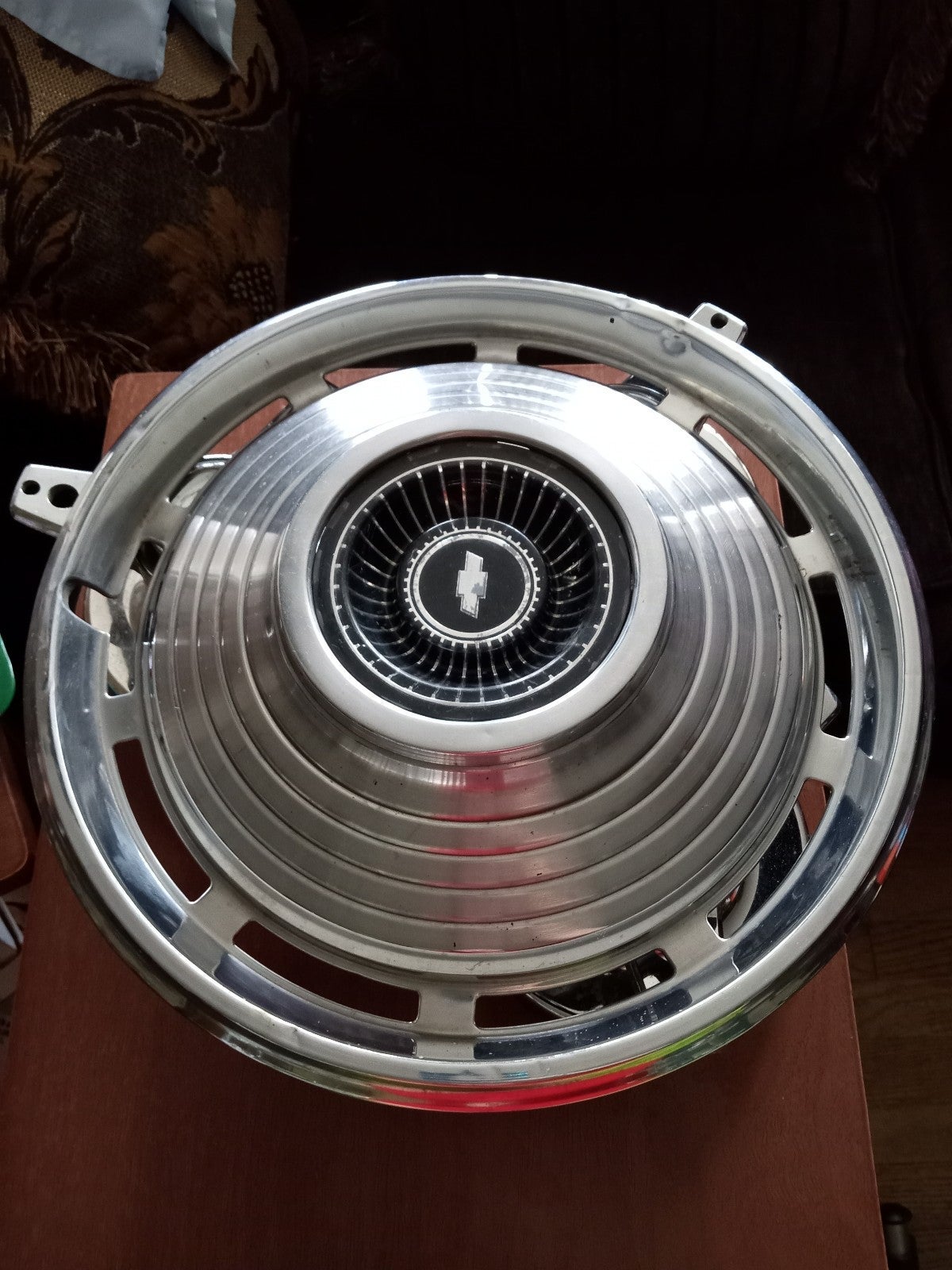 3-14 Chevy hubcaps