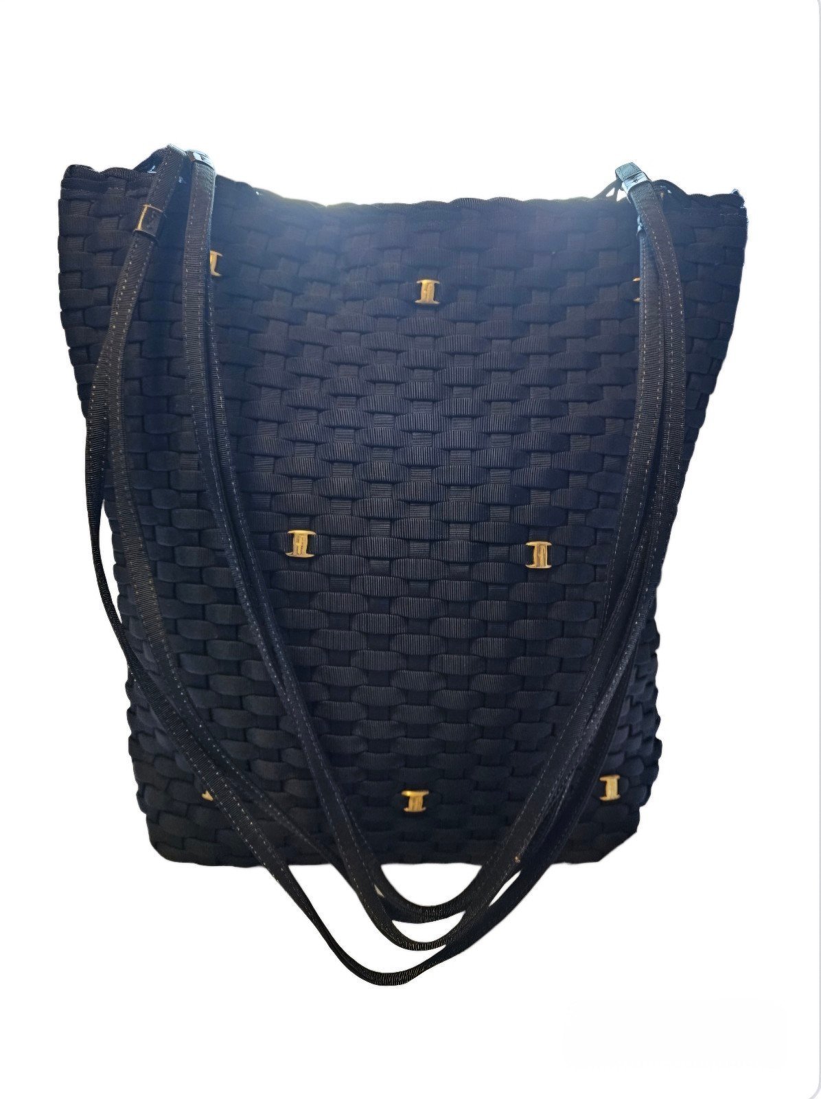 EUC *RARE Authentic Salvatore Ferragamo Woven Bag
