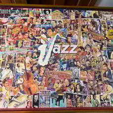 White Mountain Jazz Jigsaw Puzzle * 1000 Pieces * Complete * Rare