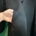 ARMANI black patterned coat made in Italy
