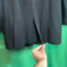 ARMANI black patterned coat made in Italy