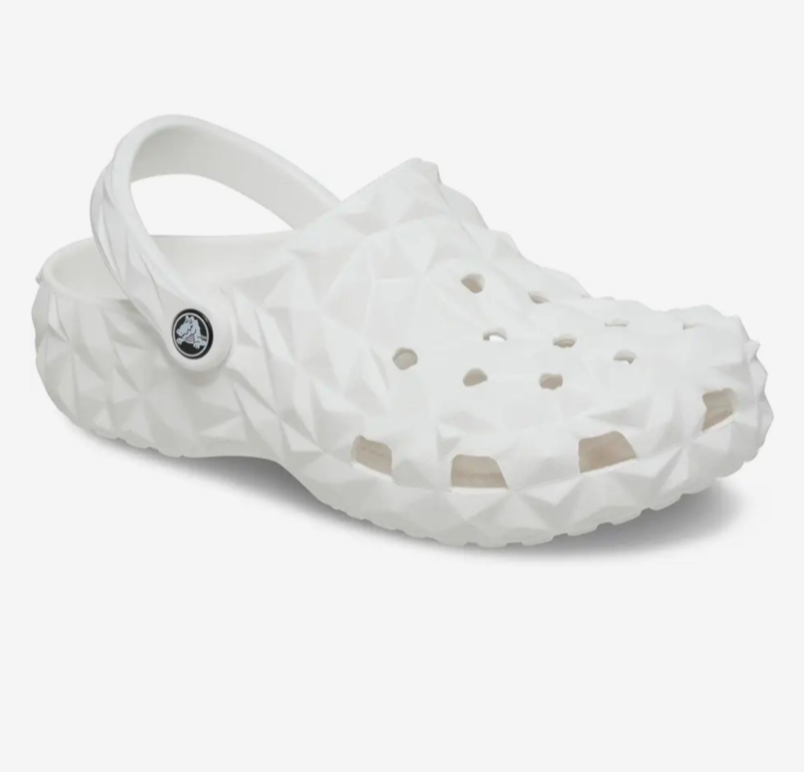 NWT Crocs Classic Geometric Clog White Women's 8, Men's 6