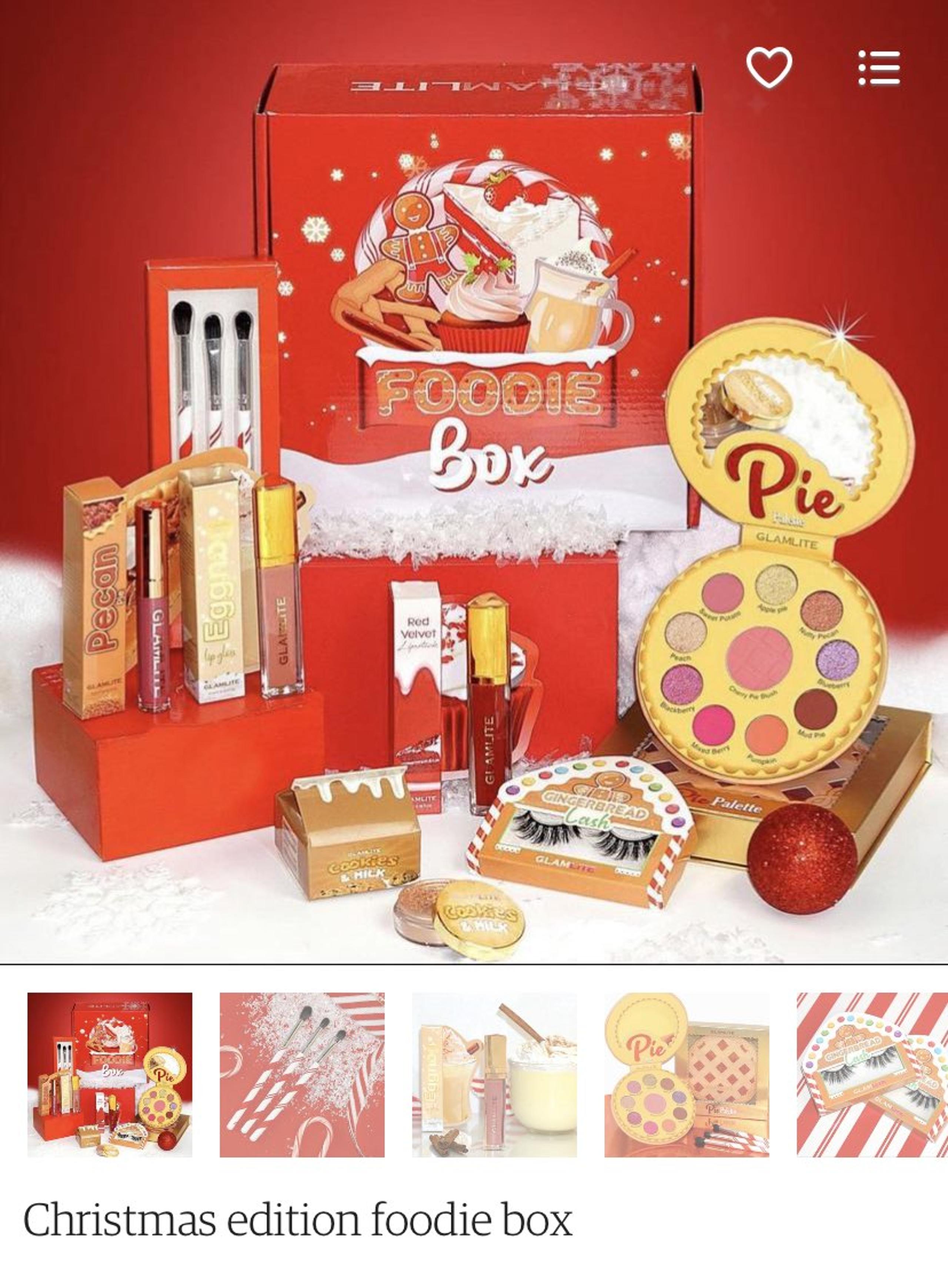 Glamlite foodie box Holiday Bundle - Sephora