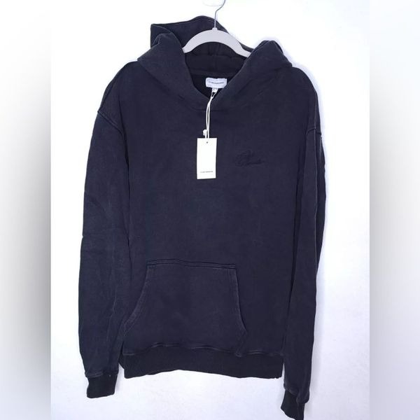 NWT Club Paradise Midnight Hoodie Vintage Black - Romance Embroidered - Size XL