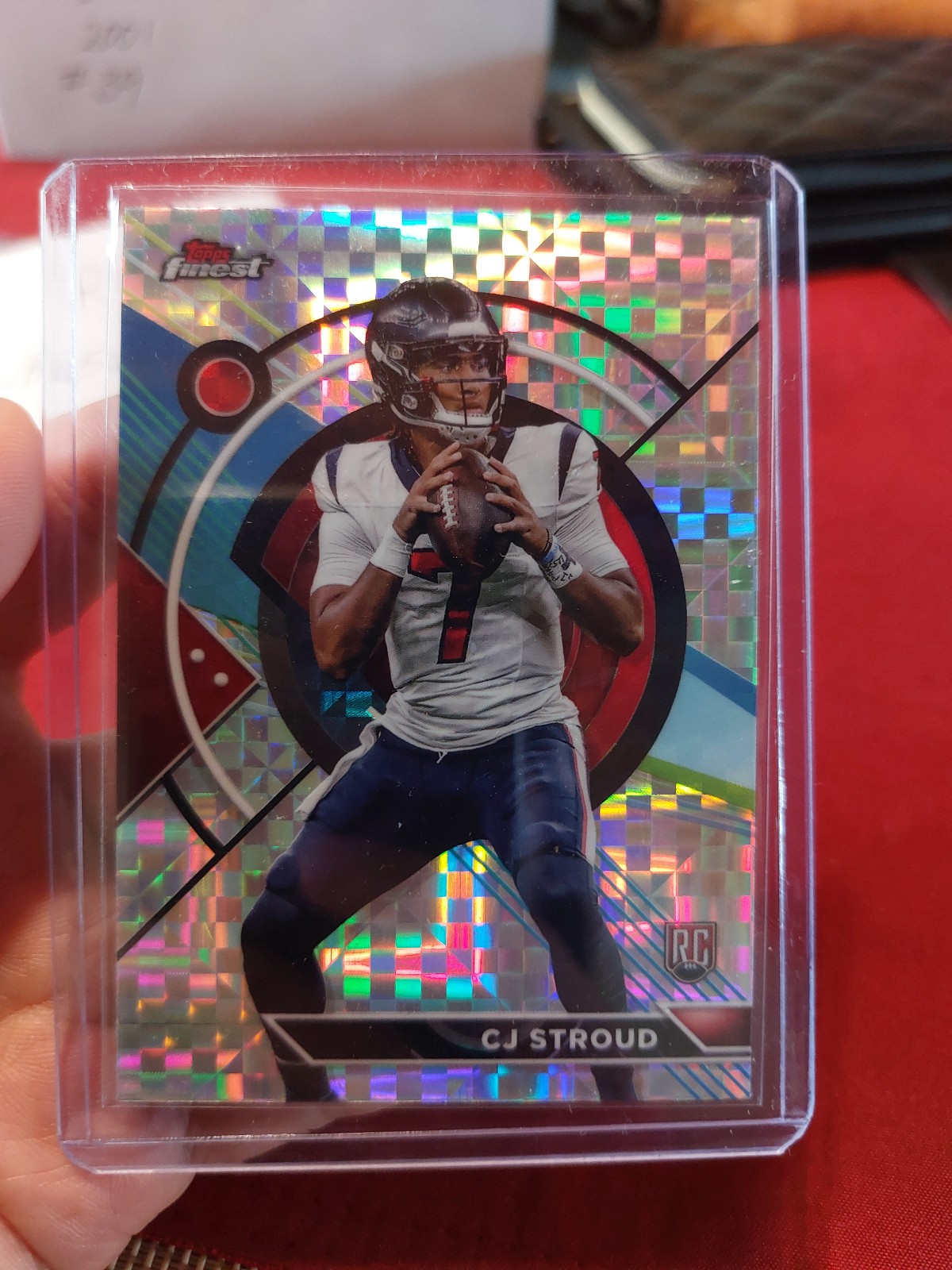 Cj Stroud topps finest RC 2023 #189 (G-37).