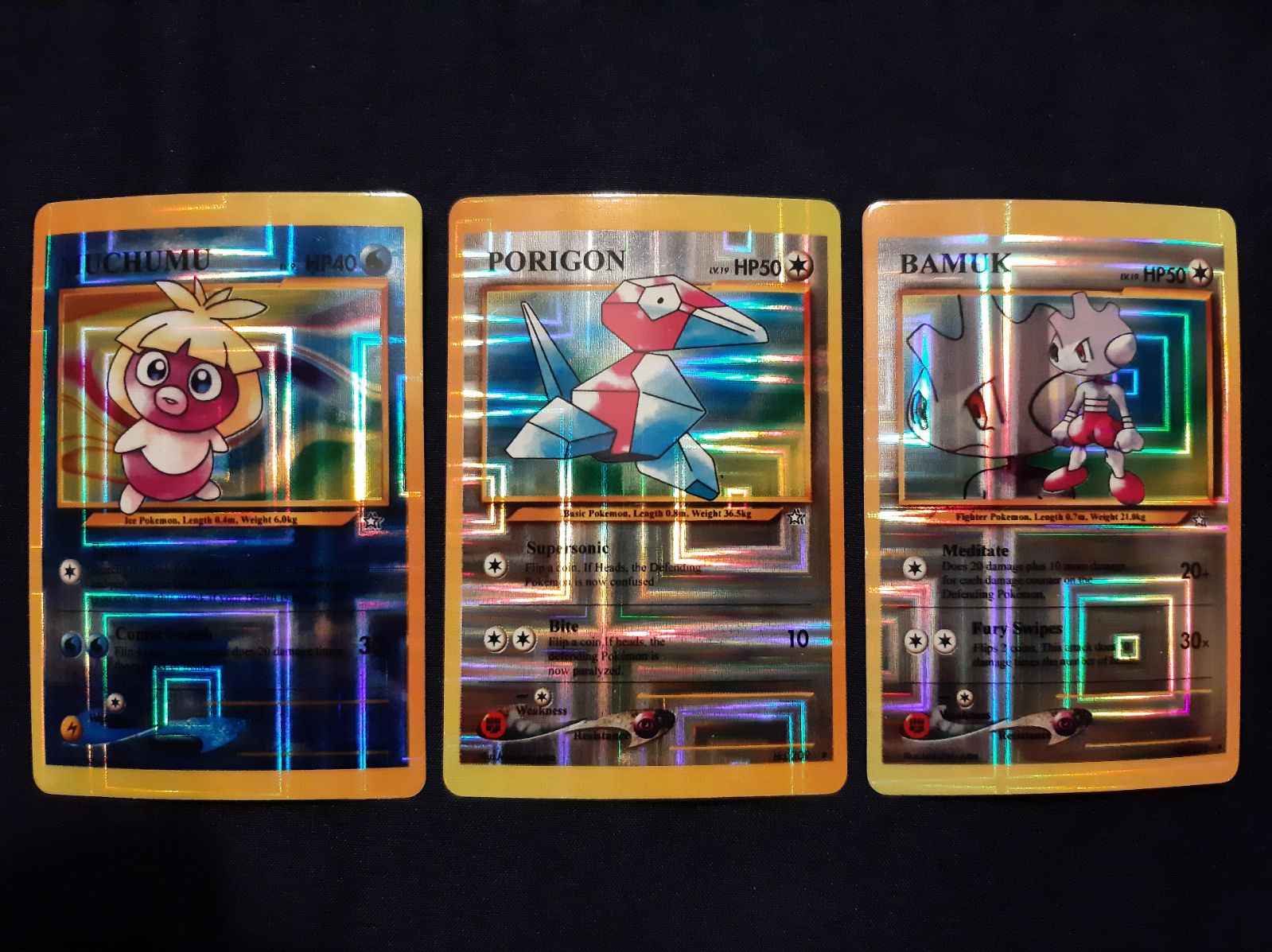 Pokemon Stickers Porygon, Tyrogue & Smoo