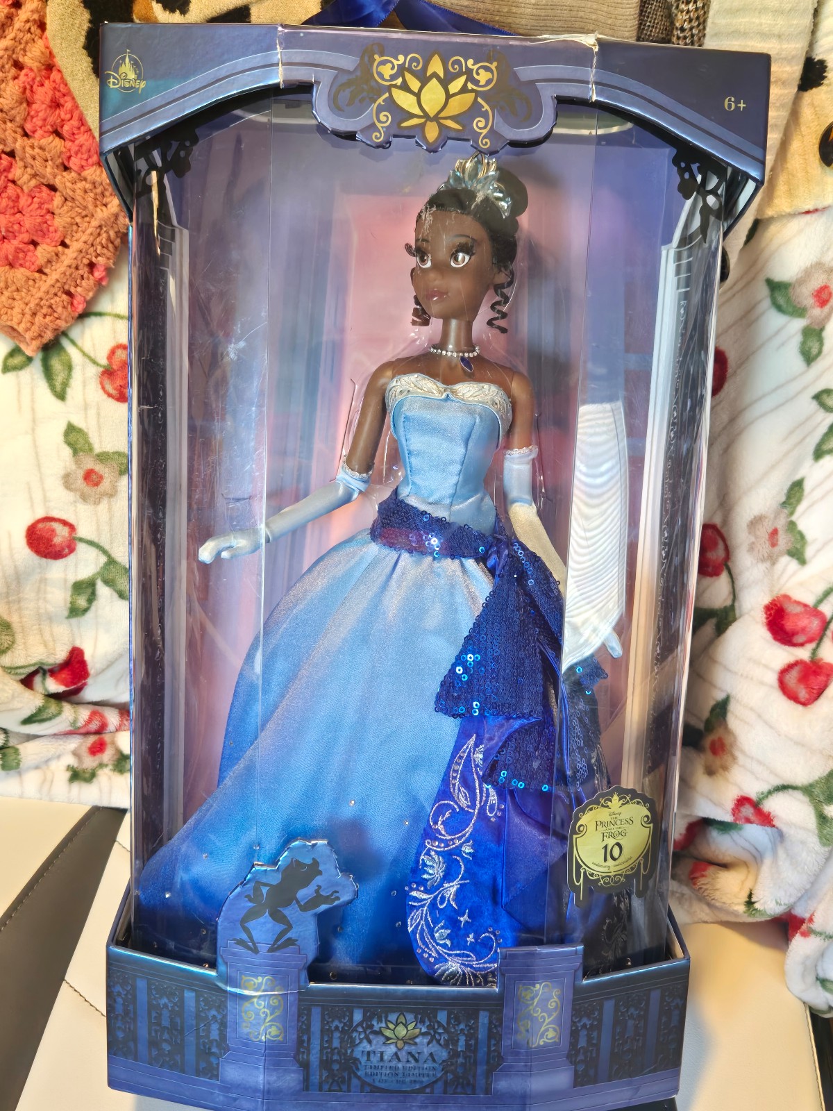 Limited edition disney tiana anniversary doll