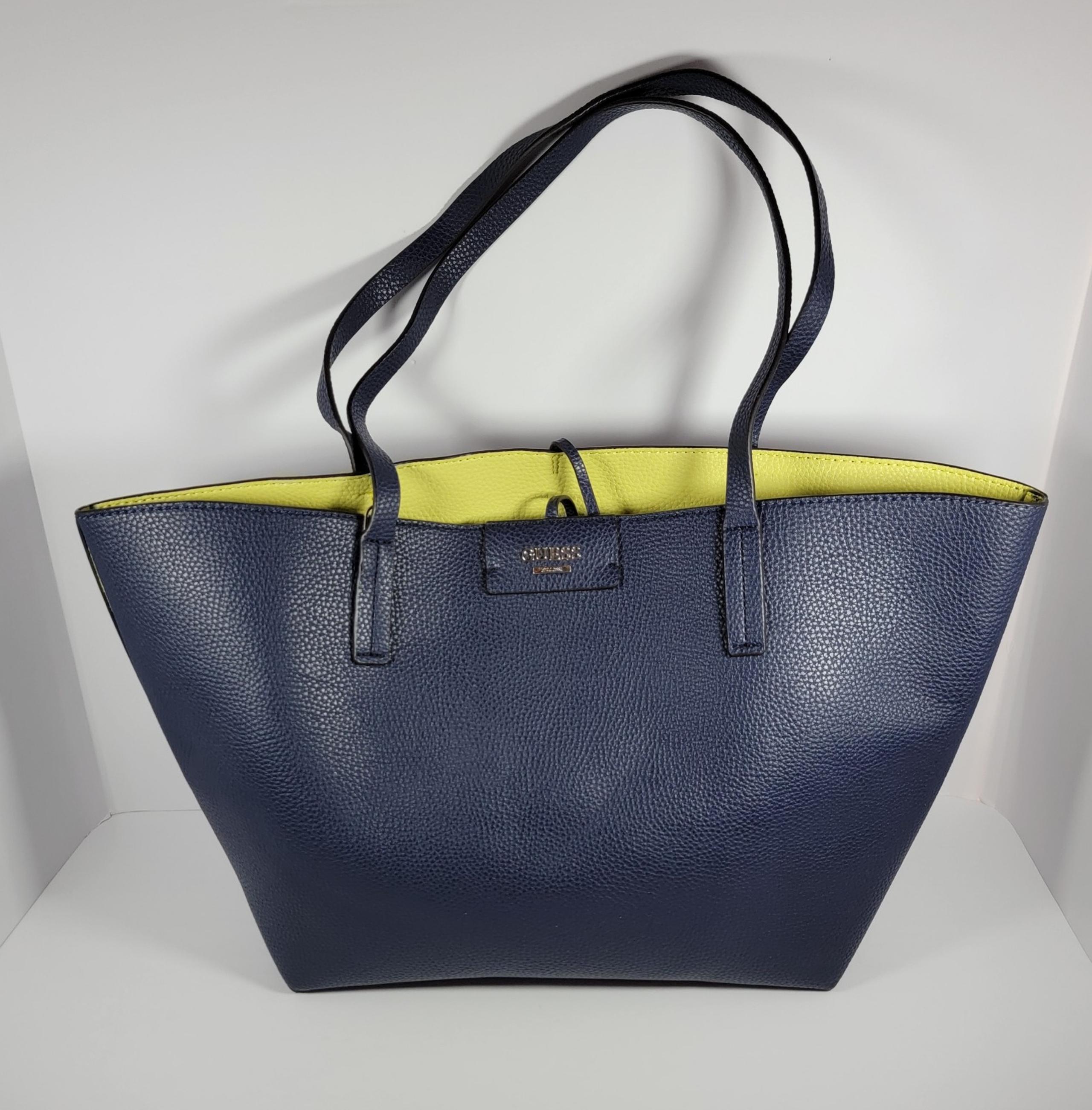 Guess Navy Blue Women's New Large Tote Bag Purse