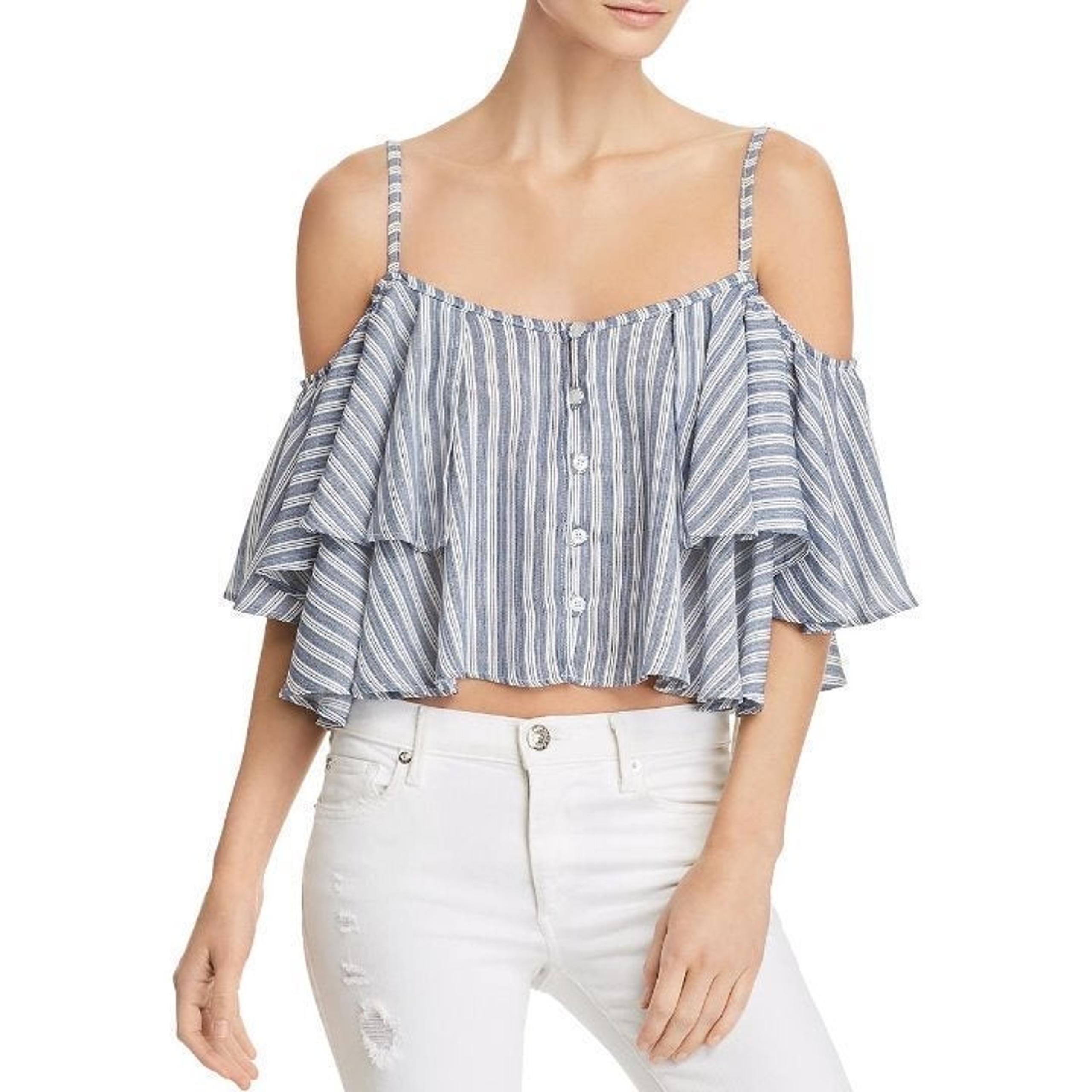 NEW! Vintage Havana M cold shoulder top