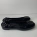 Tory Burch black patent leather Reva ballet flats