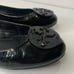 Tory Burch black patent leather Reva ballet flats