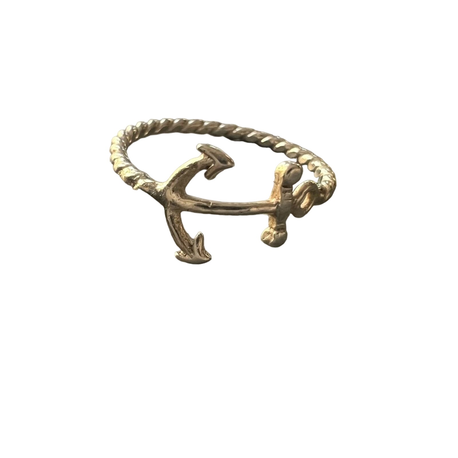 Sterling Silver Anchor Ring Size 6.75
