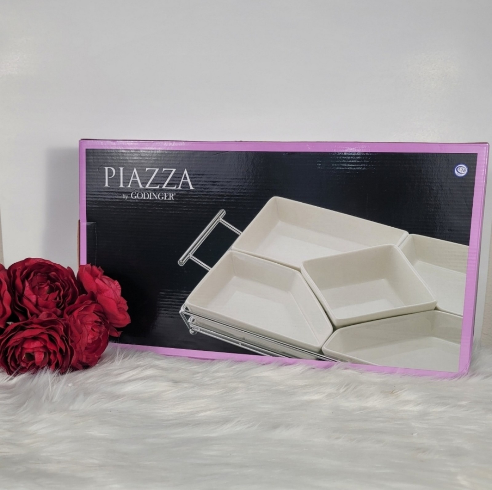 Godinger Serveware, Piazza 5 Piece Sectional Server