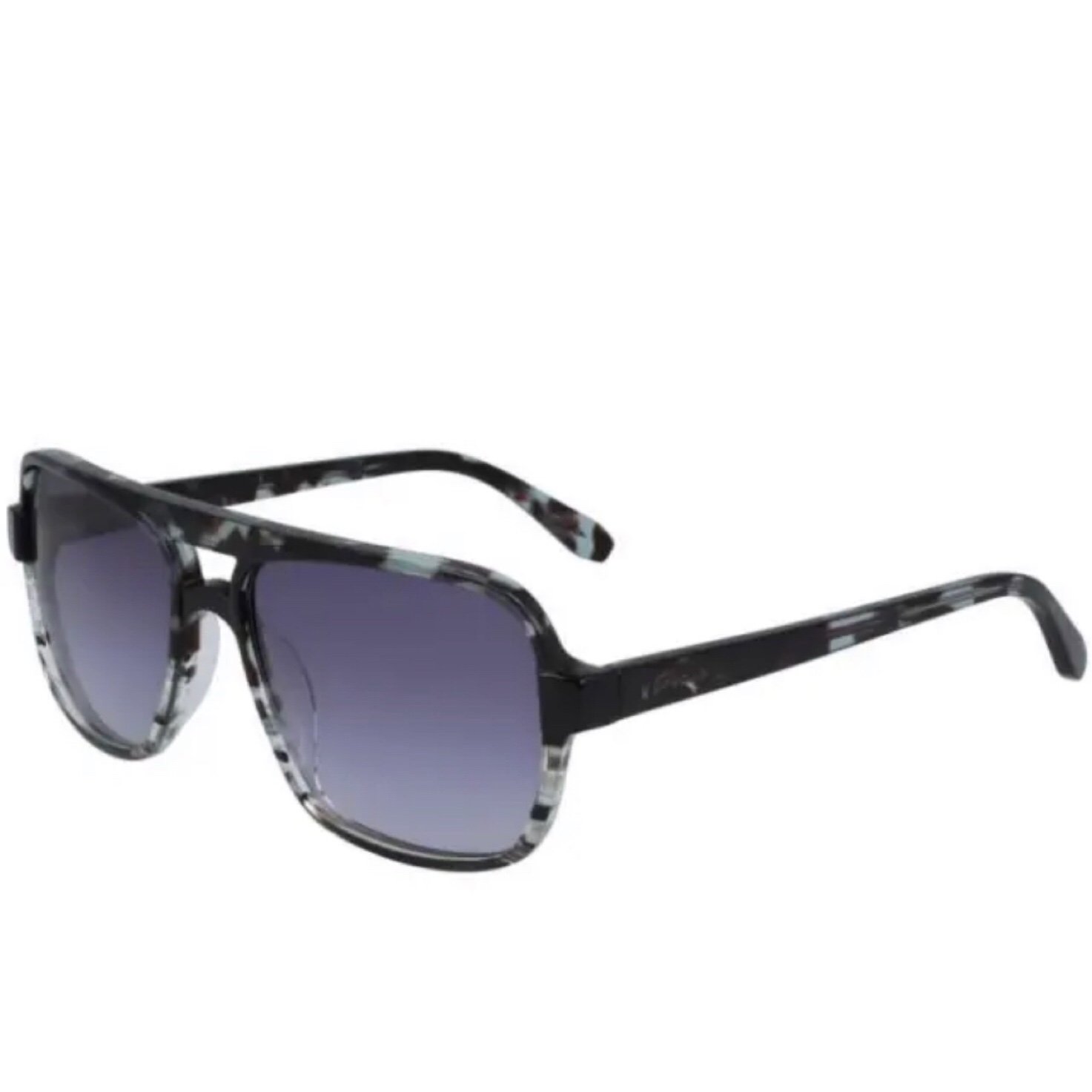 NEW SPYDER SP6005 001 Black Tortoise Sunglasses with Blue Lenses & Spyder Case