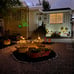 Sun Solar Lights Garden Outdoor Waterproof Metal Stakes for Patio