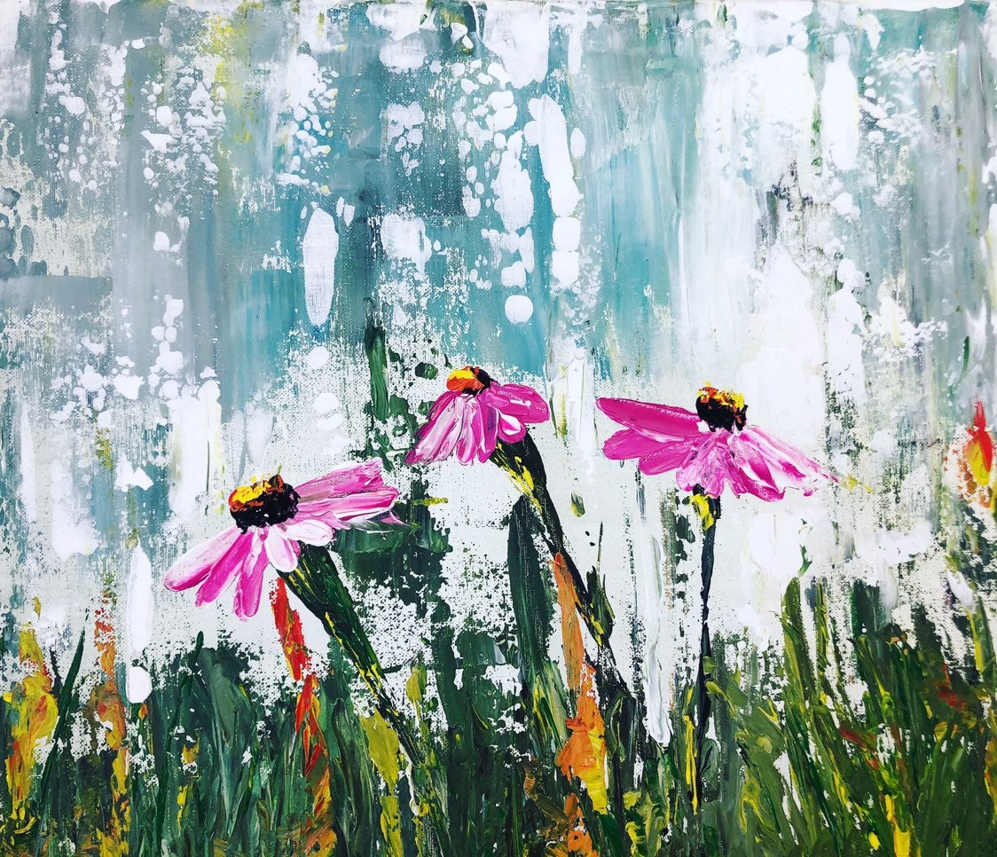 Palette Knife Acrylic Painting