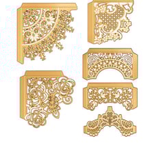 Anna Griffin Corner Pocket Dies & mini inside pocket dies
