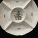 Nikko HAPPY HOLIDAYS Christmas Tree 13 Round Hors d'Oeuvre Tray in Box