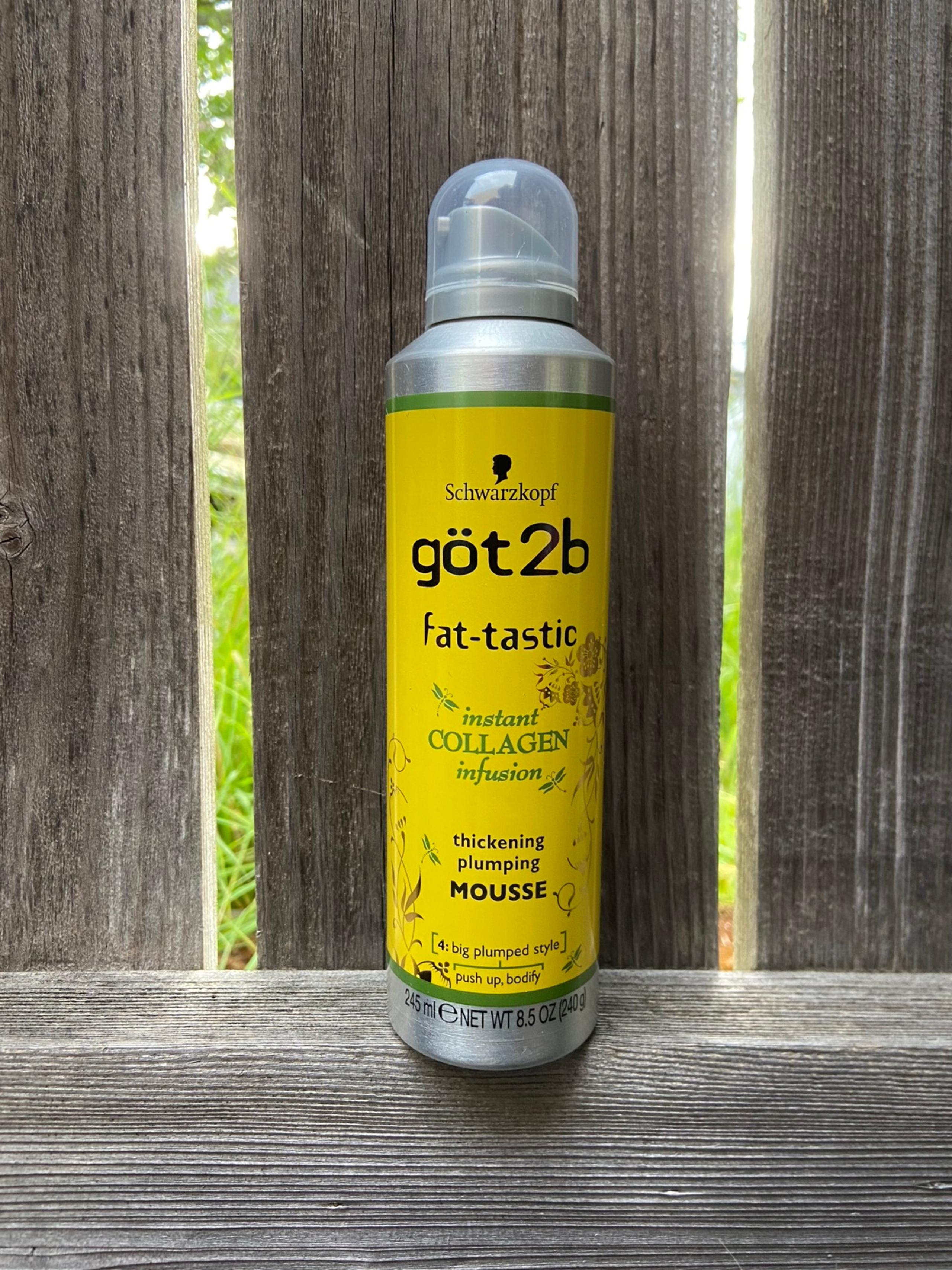 Schwarzkopf Got2b Fat-tastic Thickening Plumping Mousse 8.5 fl oz Used