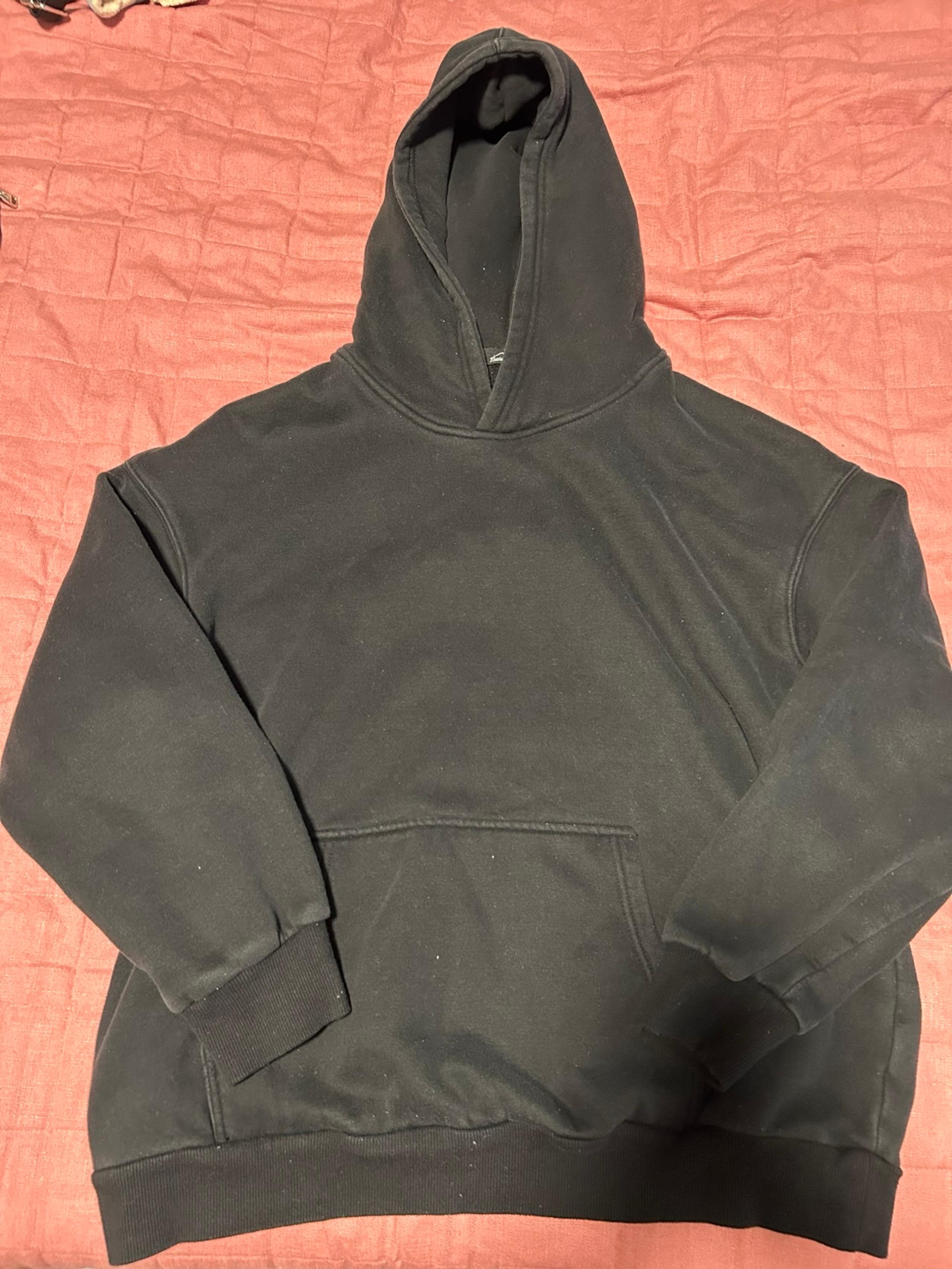 Black Popover hoodie