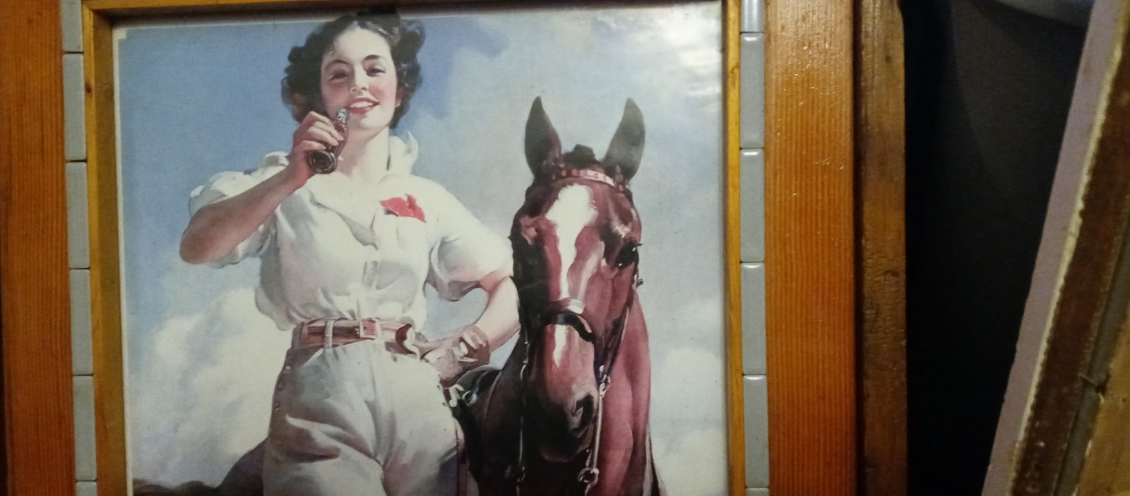 Vintage Coca Cola wall art