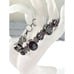 faceted mystic topaz and amethyst 925 steling bracelet sz 7/8