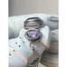 faceted mystic topaz and amethyst 925 steling bracelet sz 7/8