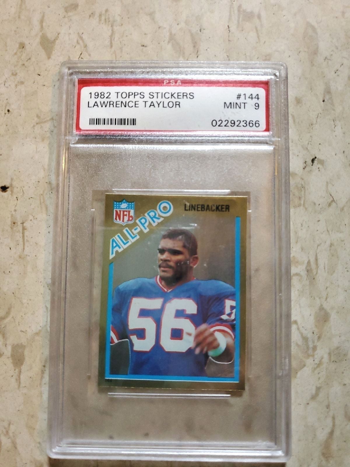 Lawrence Taylor Topps (All Pro) Prestige
