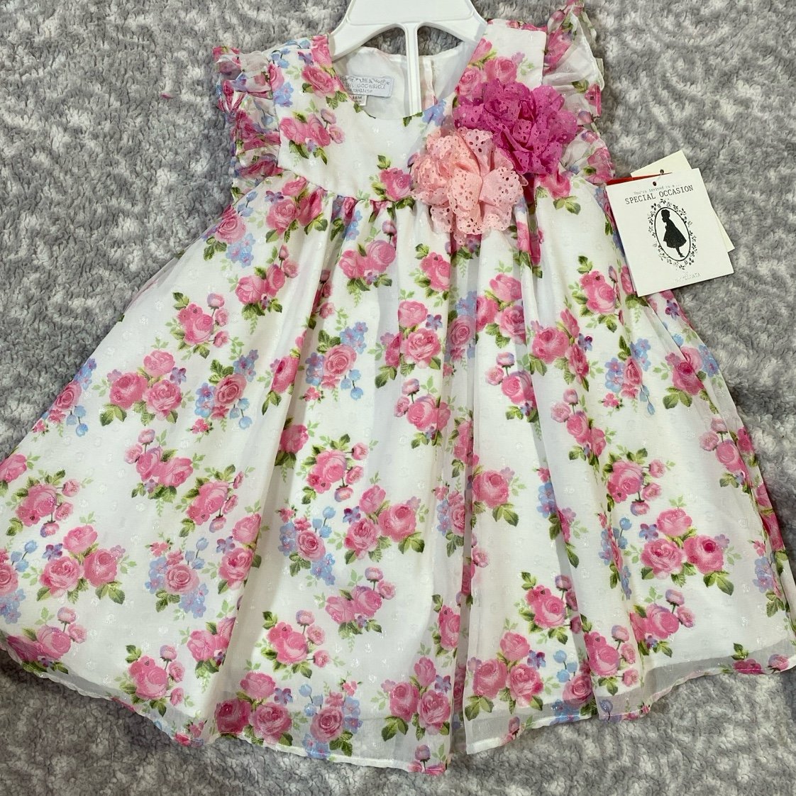 Baby girls 18 Dress bloomers set Easter dress by Mapmellata boutique New Spring