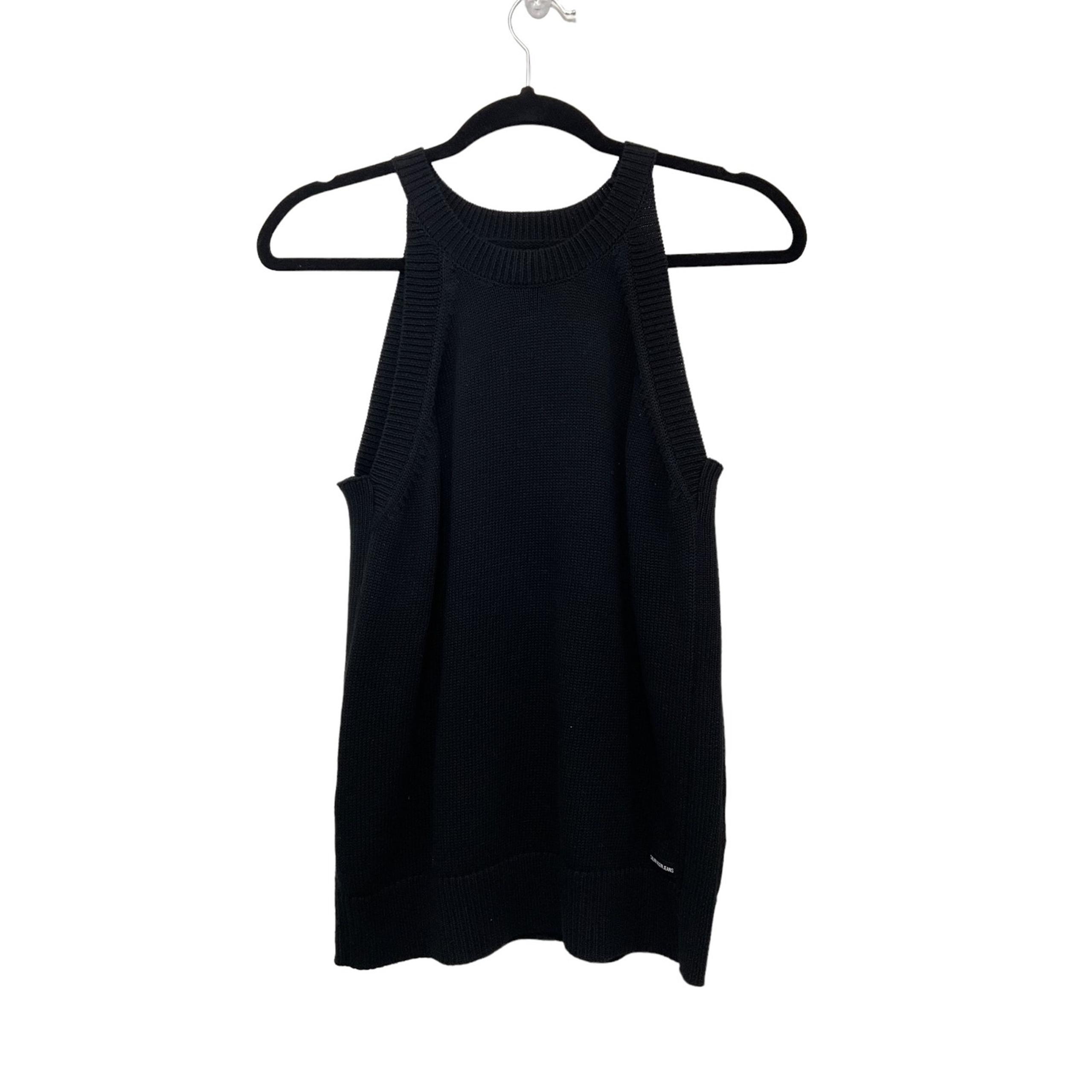 Calvin Klein Sweater Knit Halter Tank Top