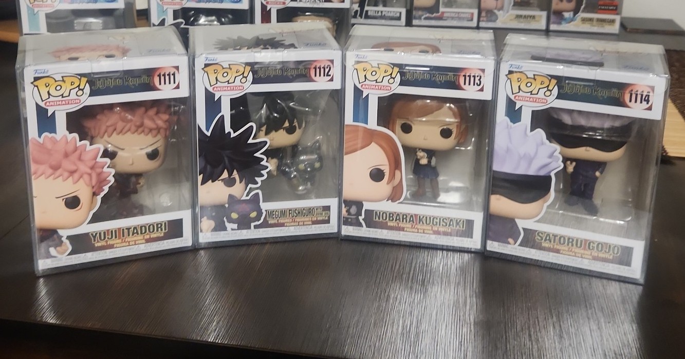 Jujutsu kaisen #1111 to #1114 Funko Pop Bundle