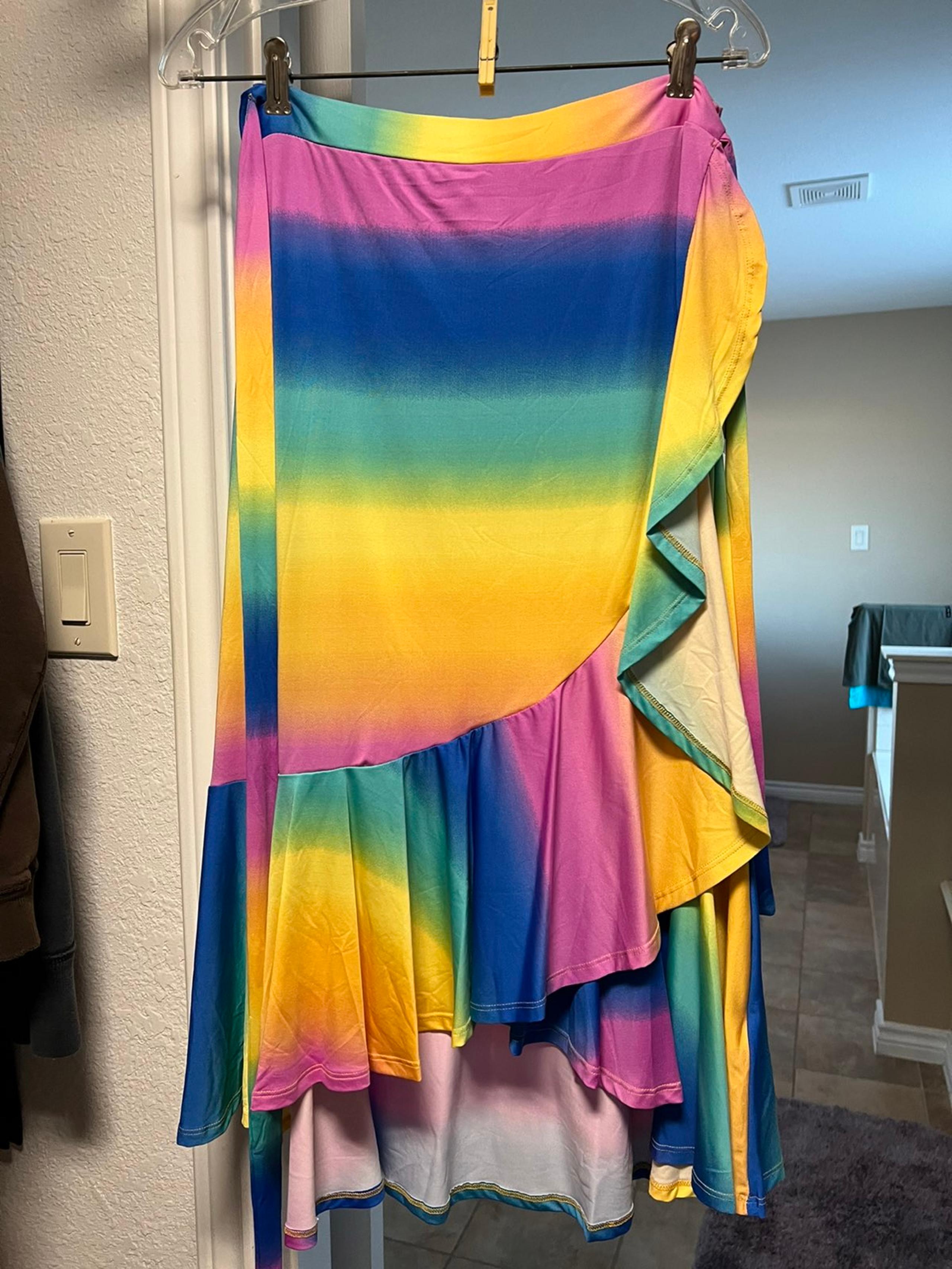 LulaRoe Large Bella wrap skirt